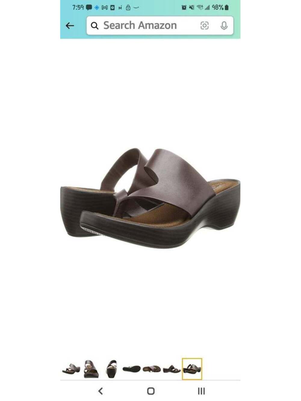 New! EASTLAND Laurel Sandals! Brown! Size 9